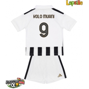 Juventus Randal Kolo Muani #9 Kotipaita Lapsille 2026-27 Lyhythihainen (+ shortsit)